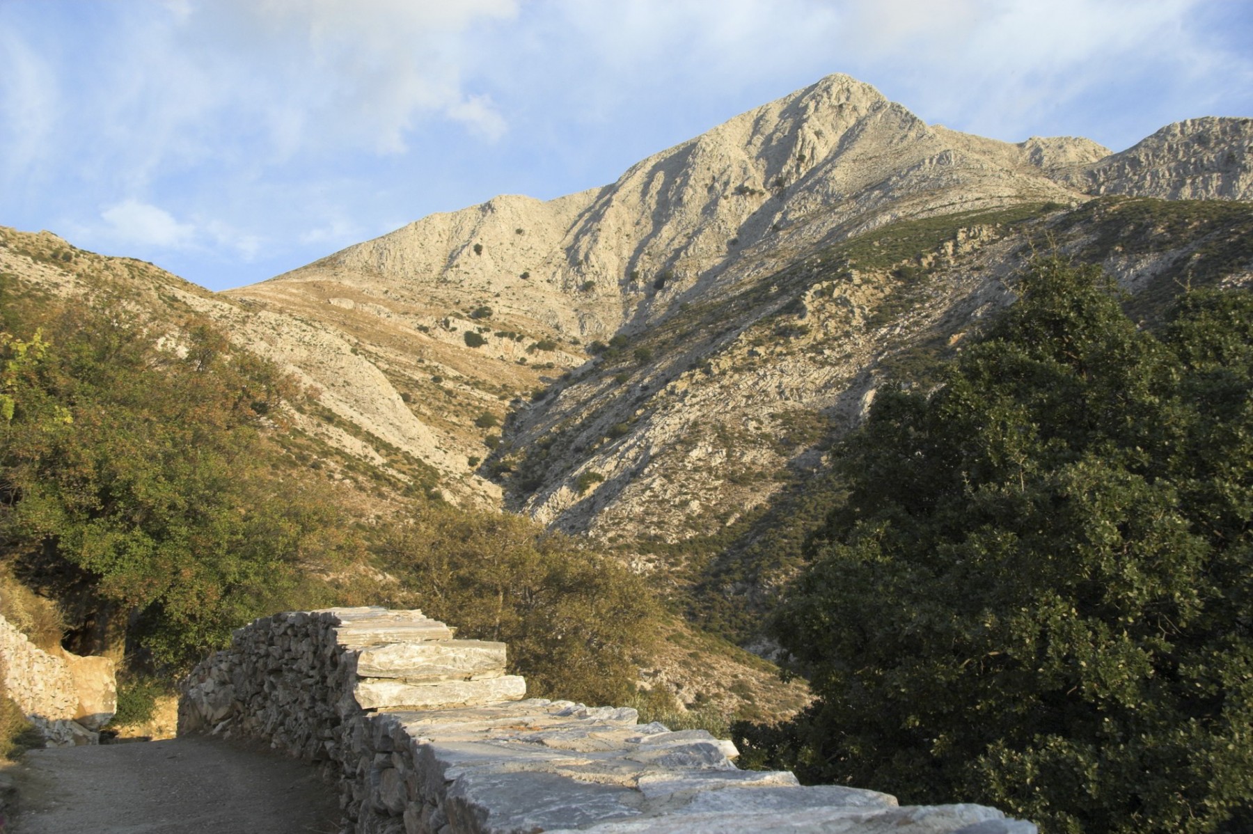 Mount Zas—highest peak of the Cyclades